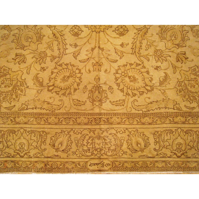 Vintage Perisan Decorative Oriental Tabriz in Room Size For Sale - Image 10 of 12