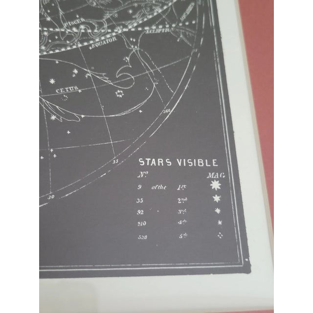 Late 20th Century "Visible Heavens" Constellation Print, Framed For Sale In Birmingham - Image 6 of 13