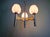 Gaetano Sciolari Space Age Chandelier in Chromed Metal and White Opaline Glass by G. Sciolari for Boulanger, 1970s For Sale - Image 4 of 15