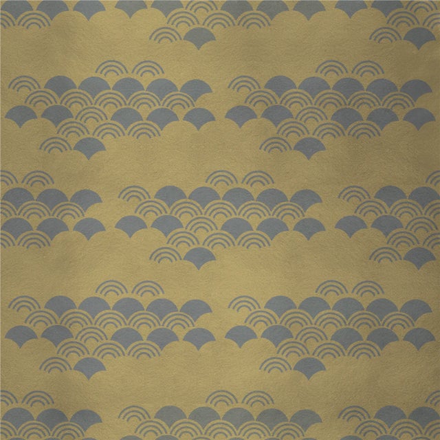 Contemporary Japanese 3 Fabric Wall Covering by Chiara Mennini for Midsummer-Milano For Sale - Image 3 of 3