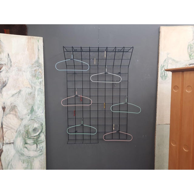 Mid-Century Modern Wall Coat Rack by Karl Fichtel, 1950s For Sale - Image 9 of 9
