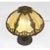 Glass Pittsburgh 6 Bent Panel Slag Glass Leaded Table Lamp For Sale - Image 7 of 8