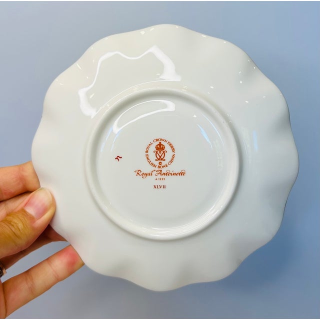 1980s Royal Antoinette XLVII Embossed Royal Crown Derby