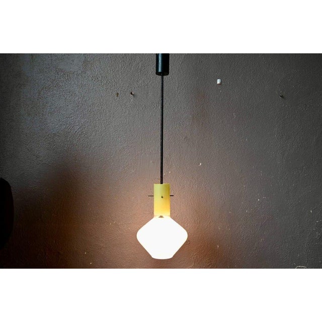Mid-Century Italian Glass Pendant Light, 1950s For Sale - Image 13 of 13
