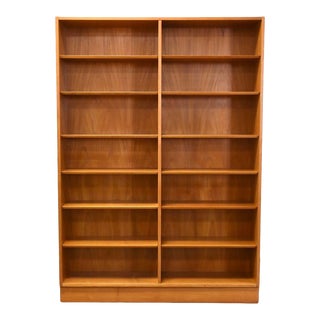 Danish Teak Mid-Century Modern Bookcase For Sale