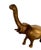 A Quintet of Vintage Brass Elephants: Symbols of Enduring Grace For Sale - Image 9 of 13