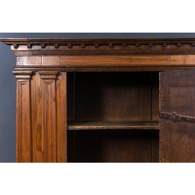 Baroque Buffet Cupboard in Oak and Pine For Sale - Image 10 of 18