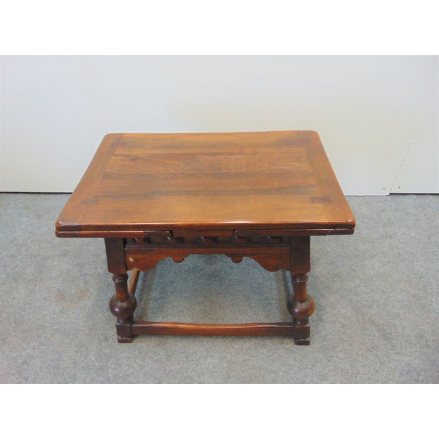Kittinger Jacobean Walnut Refractory Coffee Table Chairish