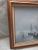 Vintage Sunset Seascape on Canvas of Fishing Village With Boats & Seagulls, Framed For Sale - Image 4 of 9