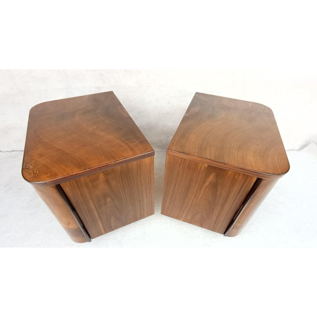 Bedside Tables by Jindřich Halabala for Up Závody, 1960s, Set of 2 For Sale - Image 12 of 17