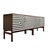 Modular sideboard, Poland, 1970s Possibility of any combination two cabinets with a shelf Black new glass on each side...