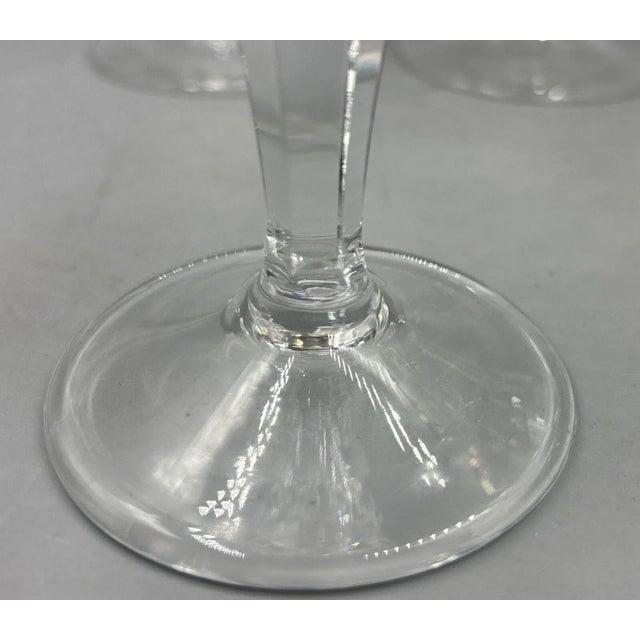 Wine Glasses with 18K Gold Rim by Franz Kaspar for Glashütte, 1950s, Set of 6 For Sale - Image 7 of 12