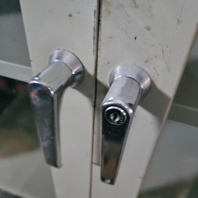 Metal Industrial Metal Laboratory Cabinets from N.V. Boma, 1960s For Sale - Image 7 of 10