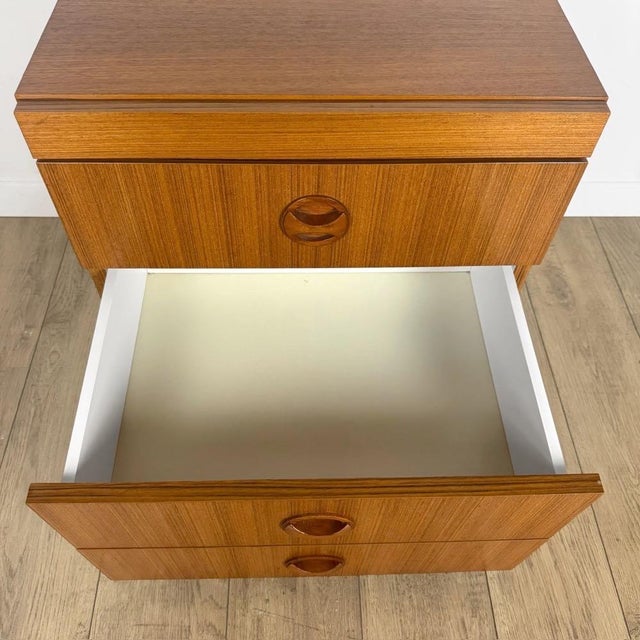 Danish Chest of Drawers with Teak Veneer, 1970s For Sale - Image 10 of 15