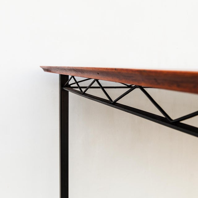 Paul McCobb Restored Mid Century Sapele Mahogany Dining Table Attributed to d.s. Vorster of South Africa For Sale - Image 4 of 17