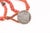 Shell Three Strand Antique Coral Necklace For Sale - Image 7 of 13
