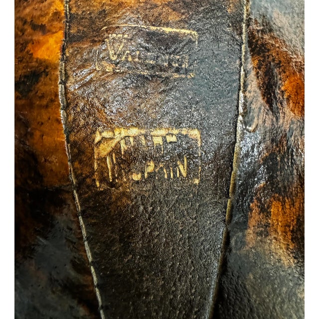 1960s Mid-Century Dimitri Omersa for Valenti Home Bull Ottoman For Sale - Image 9 of 9