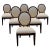 1980s Vintage Dining Chairs - Set of 6 For Sale - Image 4 of 4