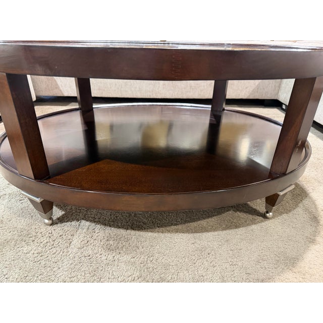 Thomasville Dark Brown Coffee Table For Sale In Las Vegas - Image 6 of 7