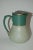 Metal Glazed Ceramic Pottery Green Lidded Pitcher by Lovatts Langley, England For Sale - Image 7 of 13