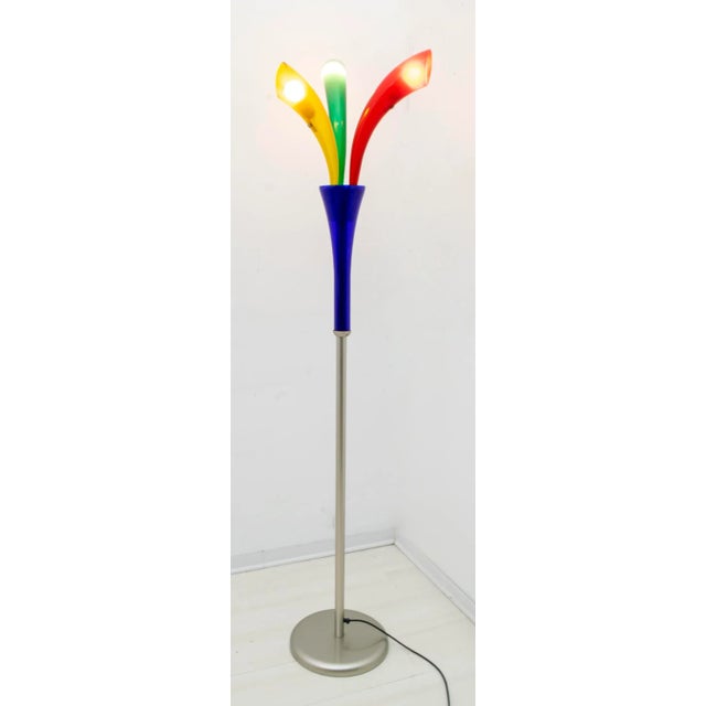 Italian Murano Glass Model Fireworks Floor Lamp from Barovier & Toso, 1990s For Sale - Image 3 of 9