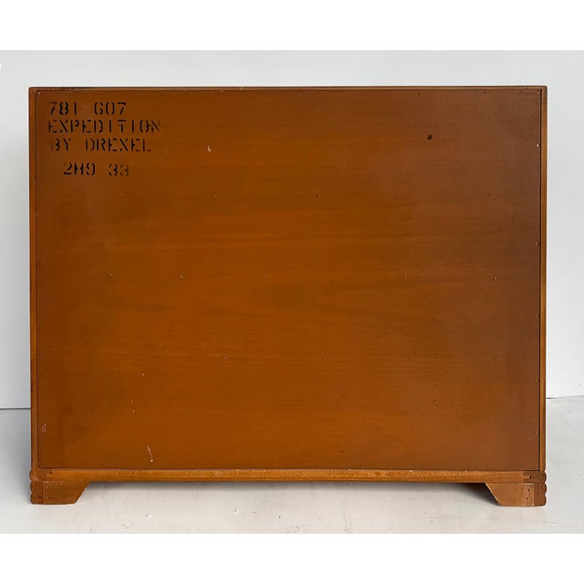 Late 20th Century Drexel Heritage Expectations Faux Tortoise Console Chests, Vintage Pair For Sale - Image 12 of 12