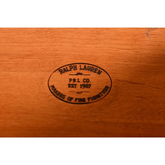 Ralph Lauren French Provincial Louis XV Carved Walnut Marble Top Commode or Chest of Drawers For Sale - Image 14 of 17