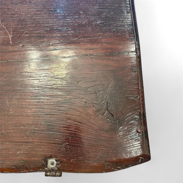 English Renaissance 17th Century Solid Oak Chest Trunk For Sale In West Palm - Image 6 of 17