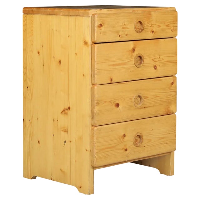 Vintage French Pine Chest of Drawers by Charlotte Perriand, 1960s For Sale