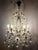 1950s 1950s Italian Mid-Century Florentine Crystal Chandelier For Sale - Image 5 of 5