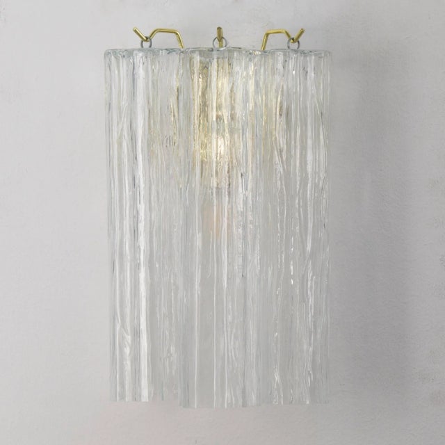 Metal Italian Wall Light in Murano Glass, 1990s For Sale - Image 7 of 13