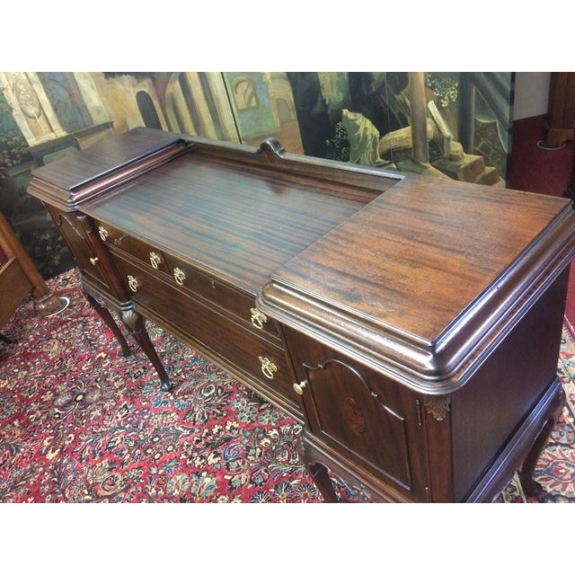Antique Sideboard Buffet, Art Deco Credenza For Sale - Image 10 of 11