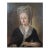 Antique 18th Century Oil Painting Portrait of a Lady in Pearl Earrings For Sale