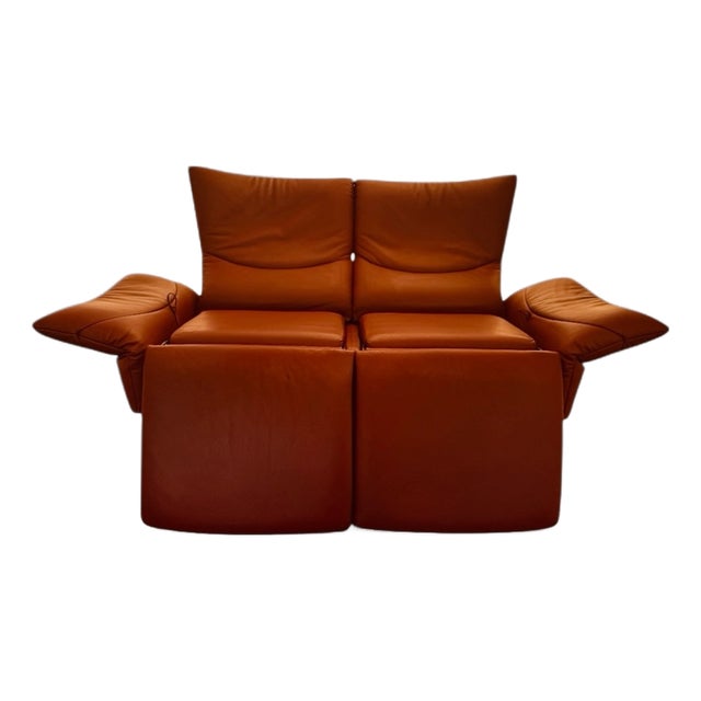 DS 145 2-Seater Sofa in Red Leather from de Sede, 1990s For Sale