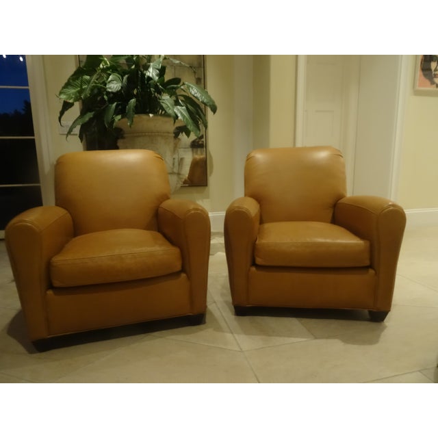 A Luxurious pair of art deco chairs by luxury furniture maker Lee Industries. All Lee Industries Furniture is custom made...