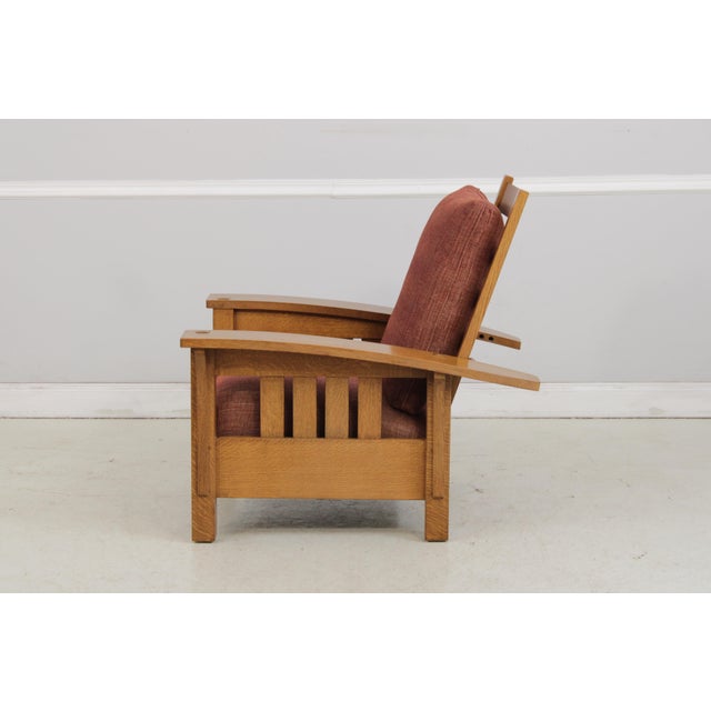 Stickley Stickley Mission Oak Bow Arm Morris Chair For Sale - Image 4 of 18