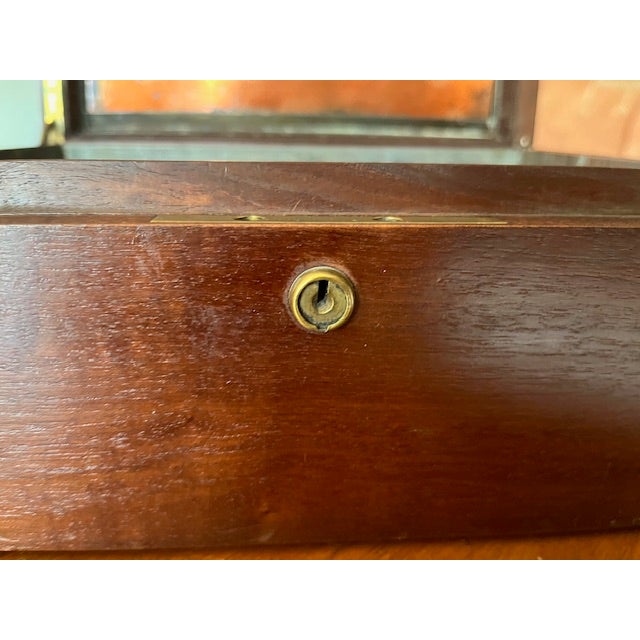 Early 20th Century Vintage Mahogany Tin and Copper Lined Humidor/Cigar Box For Sale - Image 5 of 10