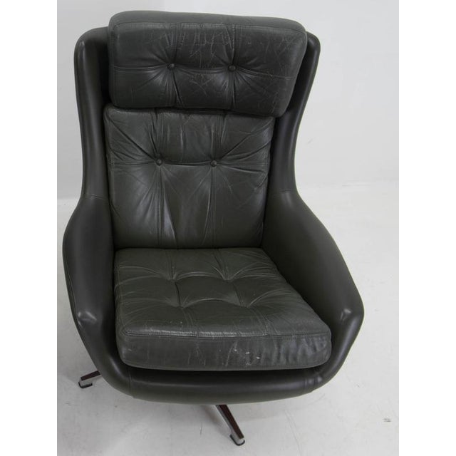 Metal Mid-Century Modern Swivel Rocking Chair, 1970s For Sale - Image 7 of 12