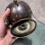 Brass Sculptural Brass Urn Table Lamp Style of Fontana Arte, Mid-Century Italy For Sale - Image 8 of 10