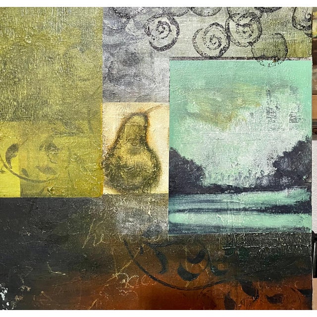 Cheryl Warrick, Abstract Mixed Media Painting African American Woman Artist Cheryl Warrick, 1999 For Sale - Image 10 of 18