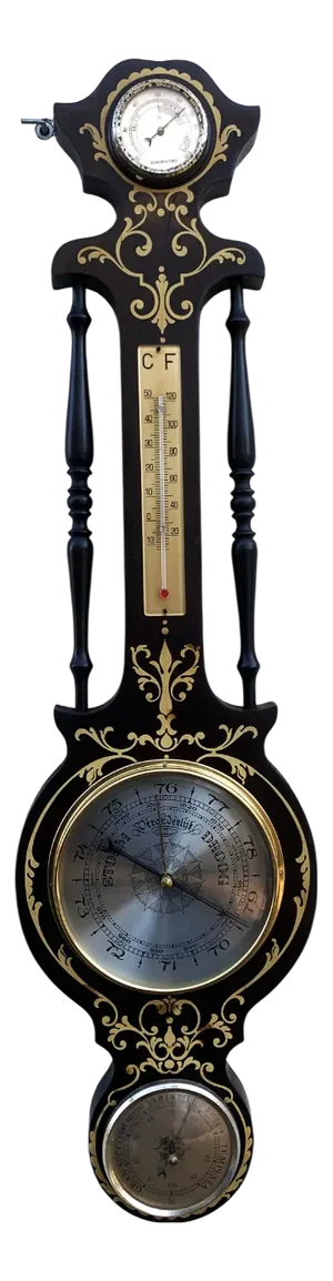 Vintage Barometer / Thermometer / Igrometer in Wood