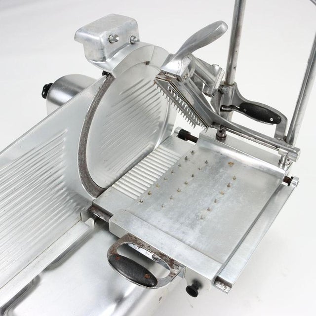 Metal Italian Schwalbe Slicer in Metal For Sale - Image 7 of 12
