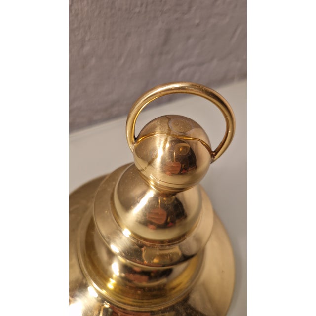 Mid-Century Modern Brass Doorstop by Luigi Caccia Dominioni for Azucena, 1950s For Sale - Image 6 of 7