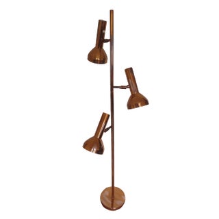Copper Effect Floor Lamp from Cosack, 1960 For Sale