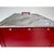 Vintage Red Steel Shop Cart With Hand-Ground Metal Surfaces For Sale - Image 10 of 16