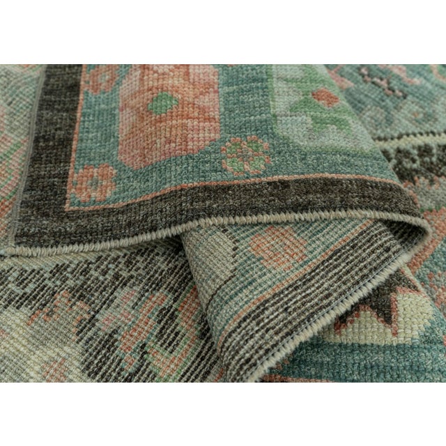 Turkish Oushak Rug 6'2" x 8'10" #20054 For Sale In Houston - Image 6 of 8