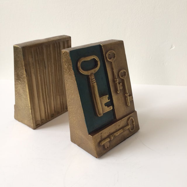 Vintage Key Bookends Pair Chairish