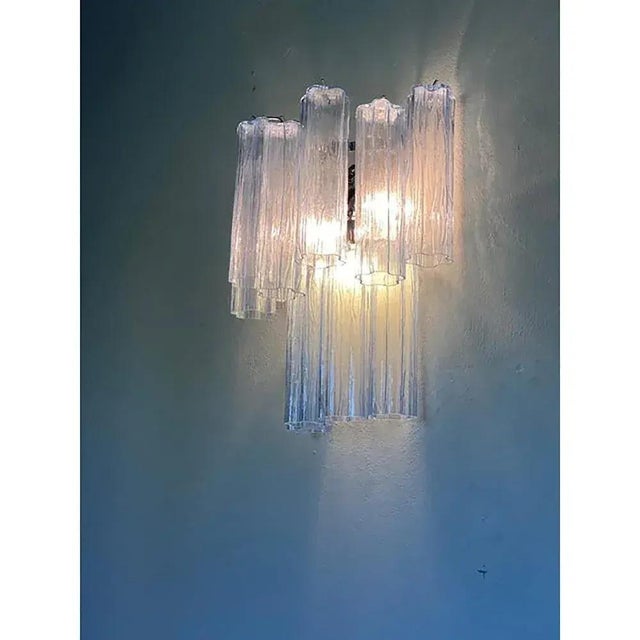 Early 21st Century Modern Glass Sconces by Simoeng, Set of 2 For Sale - Image 5 of 12