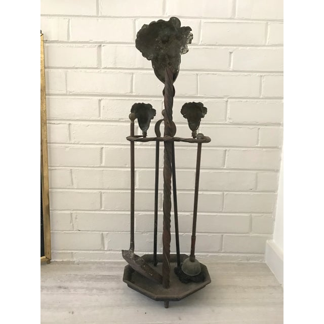 Vintage French Fireplace Tools Set For Sale - Image 4 of 8