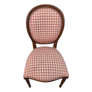 1990s Ethan Allen French Country Josepine Side Accent Chair Ita Italian Louis XV For Sale